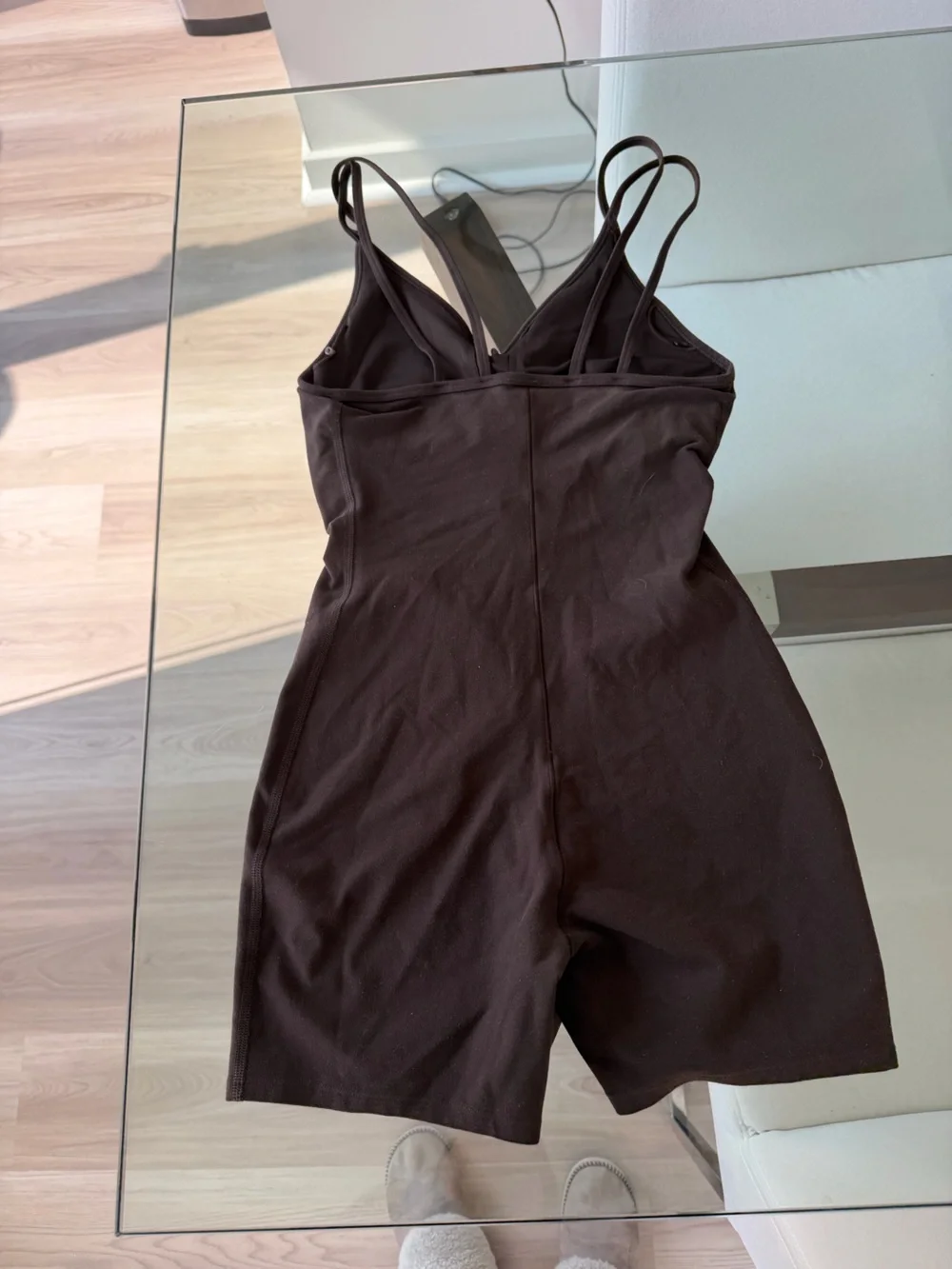ALOsoft alo Yoga XS Brown onesie XS